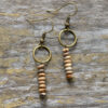 boucles d'oreille en jaspe paysage